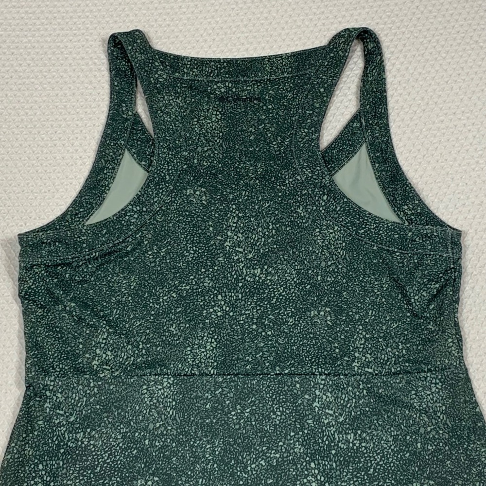 Columbia Womens XS Green Speckled Racerback Active Dress Sun Cold Bay PFG XK0033 - Picture 5 of 13